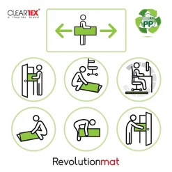 Floortex Revolutionmat Carpet Chair Mat, 46