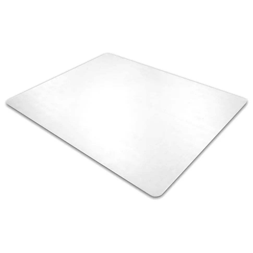Floortex Valuemat Plus Chair Mat, 48" x 53", Designed for Low-Pile Carpet, Clear Polycarbonate (FR1113020ER)