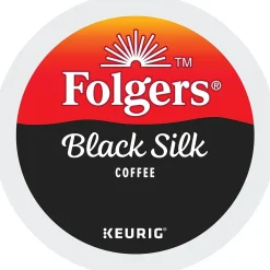 Folgers Black Silk Coffee Keurig® K-Cup® Pods, Dark Roast, 24/Box (6662)