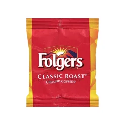 Folgers Classic Roast Ground Coffee, Medium Roast, Fraction Packs, 42/Carton (PRO18999)