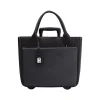 Francine Collection Florence Faux Leather Tote Bag, Black (FLORLRT-01)