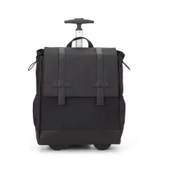 Francine Collection Wheels Up Laptop Backpack, Black (BKBUDGRL_SM)