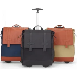 Francine Collection Wheels Up Laptop Backpack, Black (BKBUDGRL_SM)