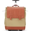 Francine Collections 15" Laptop Rolling Wheels Up Backpack, Tan (BKBUDGRL_SM-OLI)