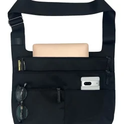 Francine Collections City Slim Montana 14" Laptop Crossbody Bag, Black (FWC14BKLA23)