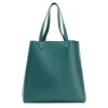 Francine Collections Made Easy Leather 15.6 Laptop Tote, Green (FCTGRMADE)