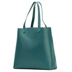 Francine Collections Made Easy Leather 15.6 Laptop Tote, Green (FCTGRMADE)