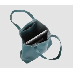 Francine Collections Made Easy Leather 15.6 Laptop Tote, Green (FCTGRMADE)