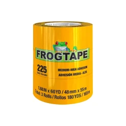 FrogTape 225 1.88" x 60 yds. Masking Tape, Gold, 3/Pack (105322)