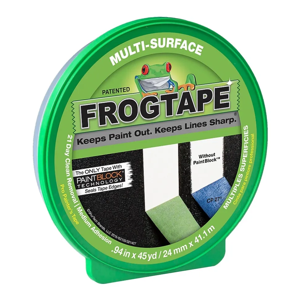 FrogTape Masking Tape, 0.94" x 45 yds., Green (1396748)