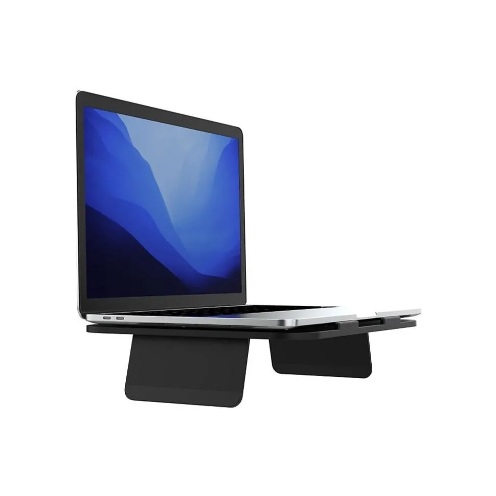 Function101 Elevate 10.94" x 10" Plastic Laptop Stand, Black (F101-ELBLK)