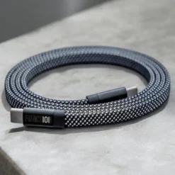 Function101 NEAT CABLE Magnetic USB-C Charging Cable, 4.9 ft., Blue (F101-LCBU5)