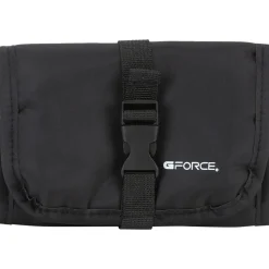 G Force 13.78" Fabric Travel Organizer, Water Resistant, Black (25589)