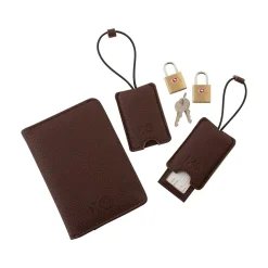 G Force XPLORER RFID Passport Holder, Brown, 5/Set (26719-AST)