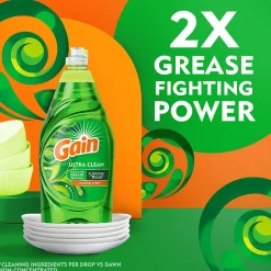 Gain Ultra Liquid Dish Soap, Original Scent, 38 oz. (74346)