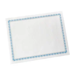 Gartner Studios Certificates, 8.5" x 11", White/Blue, 100/Pack (35526)