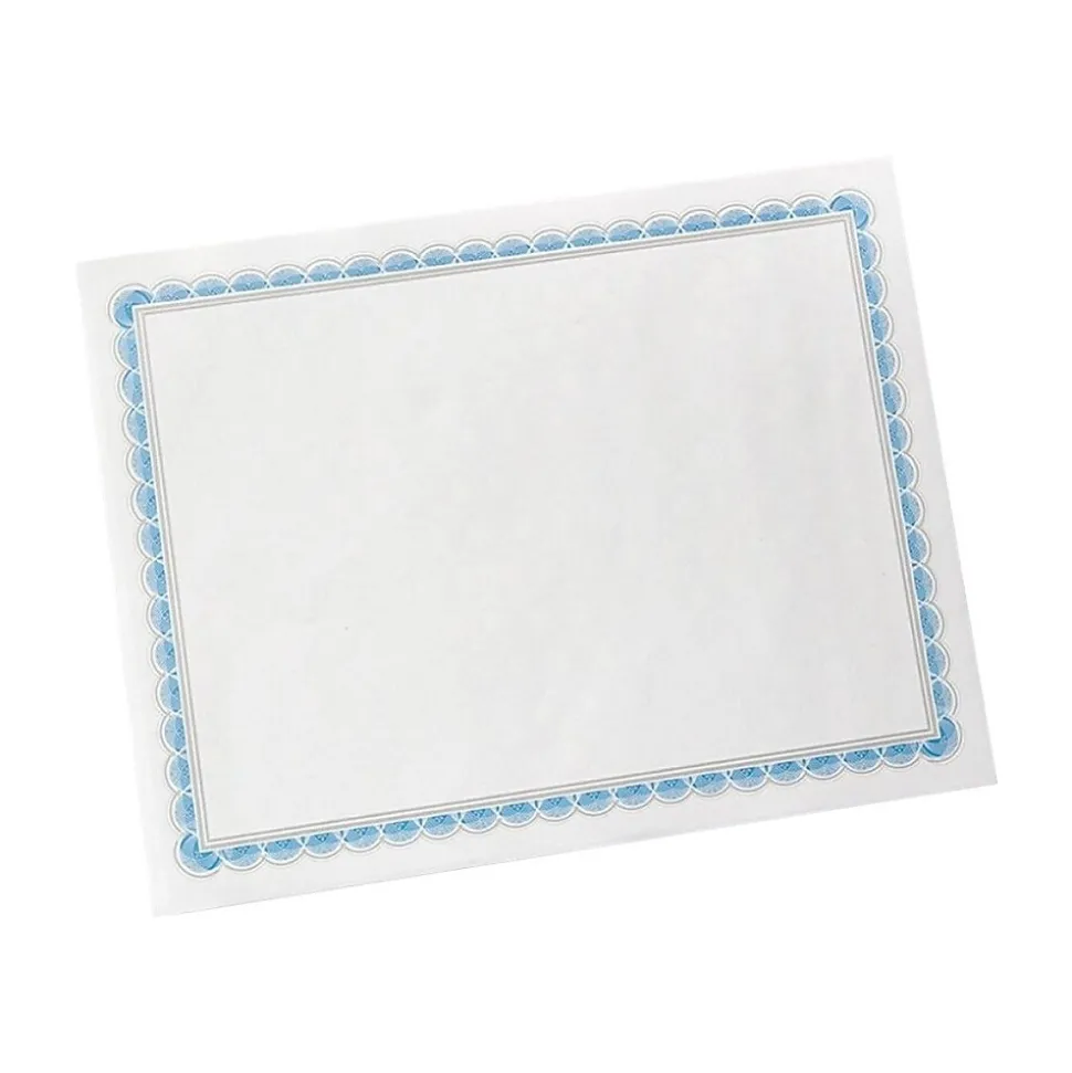 Gartner Studios Certificates, 8.5" x 11", White/Blue, 100/Pack (35526)