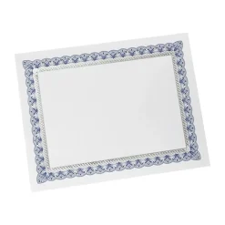 Gartner Studios Certificates, 8.5" x 11", White/Blue/Silver, 15/Pack (36005-S)