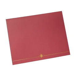 Gartner Studios Certificate Holders, 8.5" x 11", Red, 6/Pack (60894)