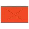Garvey® Blank Label, Fluorescent Red, 19 mm x 37 mm, 4000 Labels/Sleeve (GX3719)