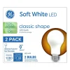 GE 9 Watt Soft White LED General-Purpose Bulb, 2/Pack (93109032)
