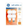 GE 5.5 Watt Soft White LED General-Purpose Bulb, 4/Pack (93131062)