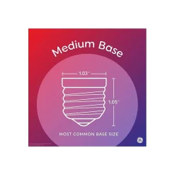 GE Basic 8.5 Watt Soft White LED General-Purpose Bulb, 2/Pack (93131320)
