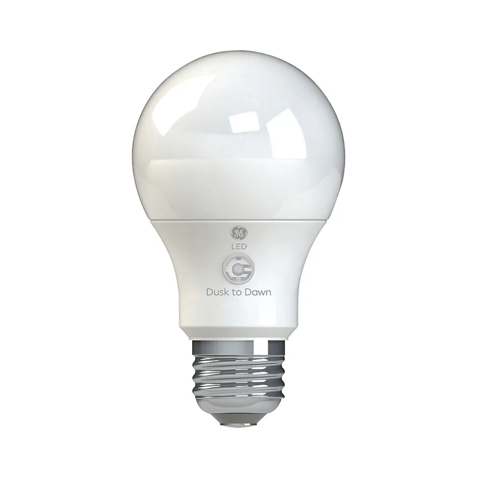 GE LED+ Dusk to Dawn 8.5 Watt Soft White LED General-Purpose Bulb (93101946)
