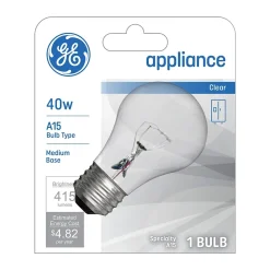 GE Lighting 40 Watts Clear Incandescent Bulb (15206)