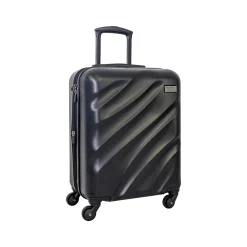 Geoffrey Beene Hardside Spinner Luggage Set, Black (GB23-2)