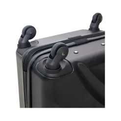 Geoffrey Beene Hardside Spinner Luggage Set, Black (GB23-2)