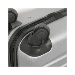 Geoffrey Beene 2-Piece Hardside Spinner Luggage Set, Silver (GB2758-2)