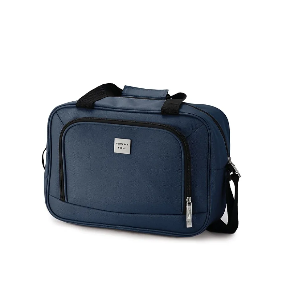 Geoffrey Beene 4-Piece Hardside Spinner Luggage Set, Navy (GB216-4)