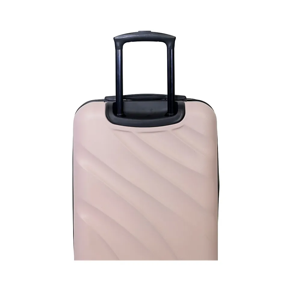 Geoffrey Beene 2-Piece Hardside Spinner Luggage Set, Blush (GB24-2)