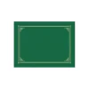 Geographics Certificate Holders, 8.5" x 11", Green Metallic, 6/Pack (GEO47399)