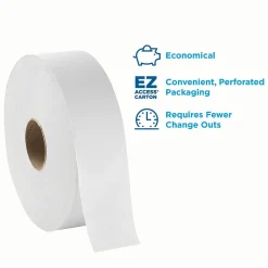 Georgia-Pacific Professional Series Jumbo Jr. Toilet Paper, 2-Ply, White, 1000 ft./Roll, 4 Rolls/Carton (2172114)