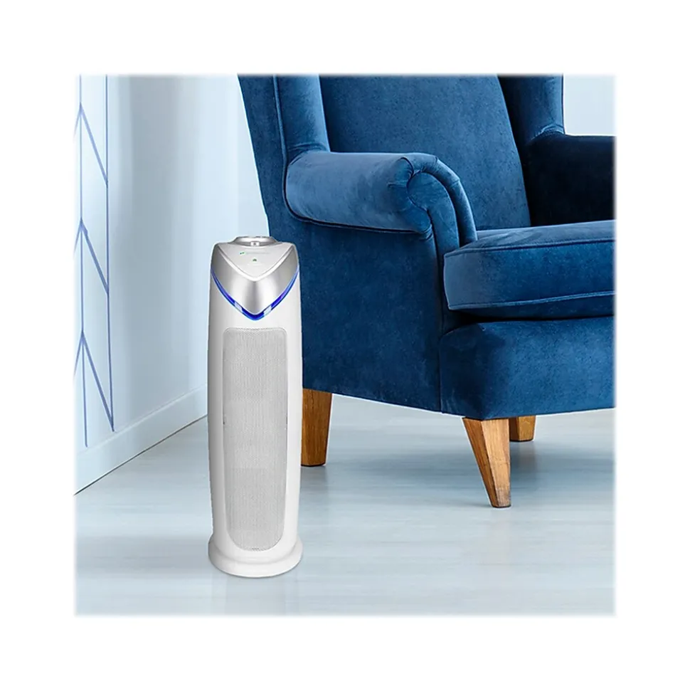 Germ Guardian HEPA Tower Air Purifier, White (AC4825W)