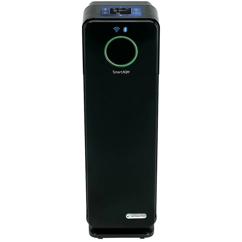 GermGuardian Smart Elite 4-in-1 True HEPA Tower Air Purifier, 5-Speed, WiFi Enabled, Black (CDAP4500BCA)
