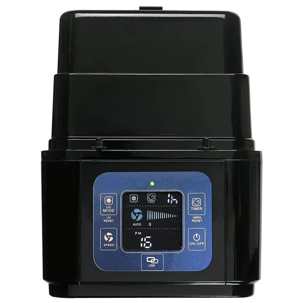 GermGuardian Smart Elite 4-in-1 True HEPA Tower Air Purifier, 5-Speed, WiFi Enabled, Black (CDAP4500BCA)