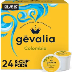 Gevalia Colombian Coffee Keurig® K-Cup® Pods, Medium Roast, 24/Box (5304)