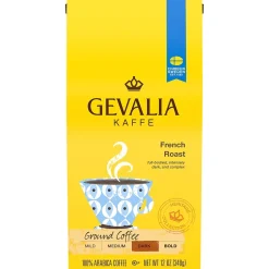 Gevalia Kaffe French Roast Coffee, Dark Roast, 12 oz. Bag (GEN04352)