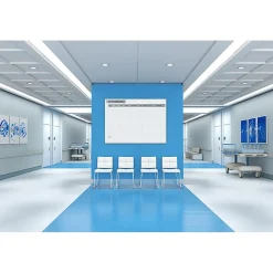 Ghent Aria OR Schedule Glass Dry-Erase Whiteboard, 4'H x 6'W (GRPARIASN13S-46)