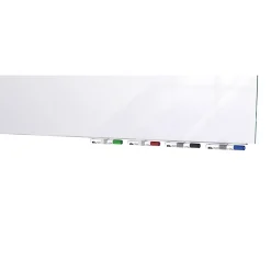 Ghent Aria OR Time Out Magnetic Glass Dry-Erase Whiteboard, 18"H x 24"W (GRPARIASM12T-18)