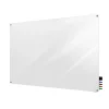 Ghent Harmony Glass Whiteboard with Radius Corners, 4'H x 5'W (HMYRN45WH)
