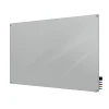 Ghent Harmony 4'H x 6'W Glass Whiteboard with Square Corners, Gray (HMYSN46GY)