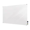 Ghent Harmony 4'H x 8'W Magnetic Glass Whiteboard with Square Corners, White (HMYSM48WH)