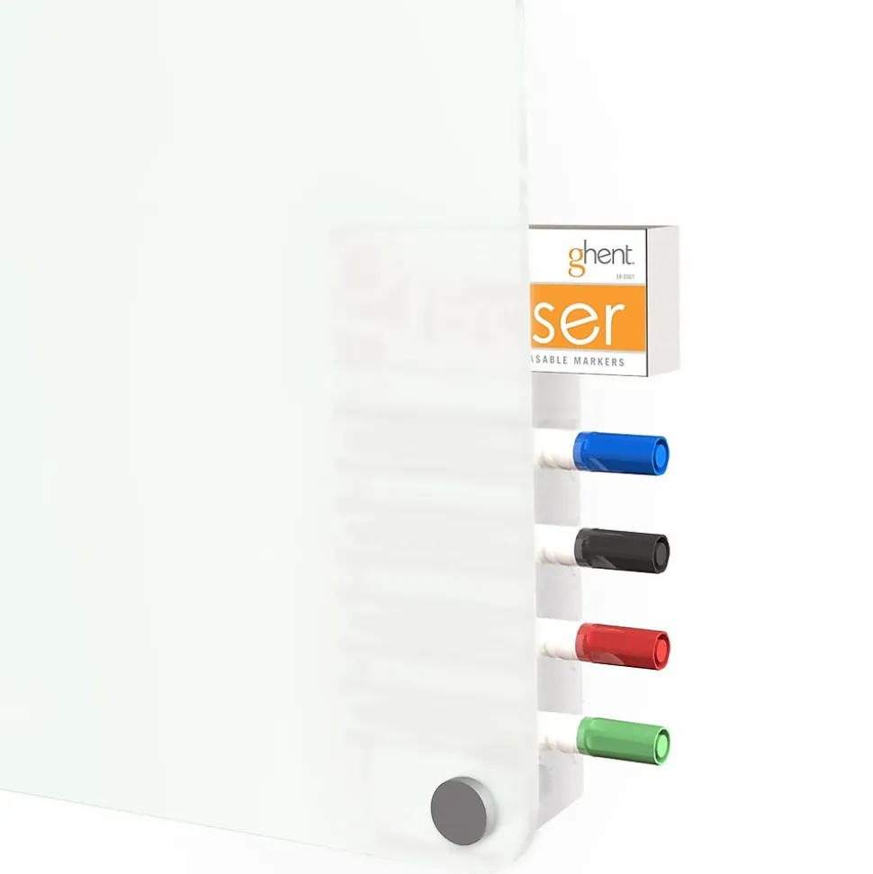 Ghent Harmony OR Schedule Magnetic Glass Dry-Erase Whiteboard, 3'H x 4'W (GRPHMYSM13S-34)