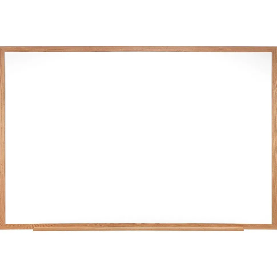 Ghent Non-Magnetic Dry-Erase Whiteboard, Wood Frame, 18" x 24" (GH-M2W181)