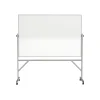 Ghent Porcelain Dry-Erase Whiteboard, Aluminum Frame, 6' x 4' (ARM1M146)