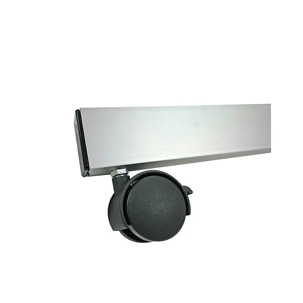 Ghent Porcelain Dry-Erase Whiteboard, Aluminum Frame, 6' x 4' (ARM1M146)